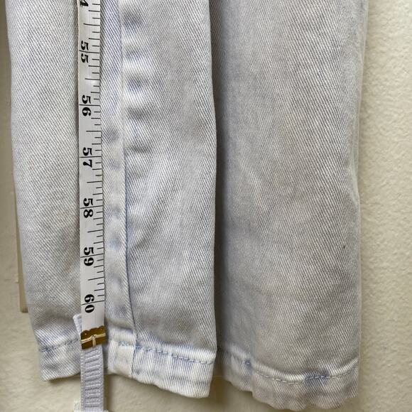 Faherty Blythe Jumpsuit Size M Light Indigo Blue Organic Cotton Utility Field - Picture 16 of 16